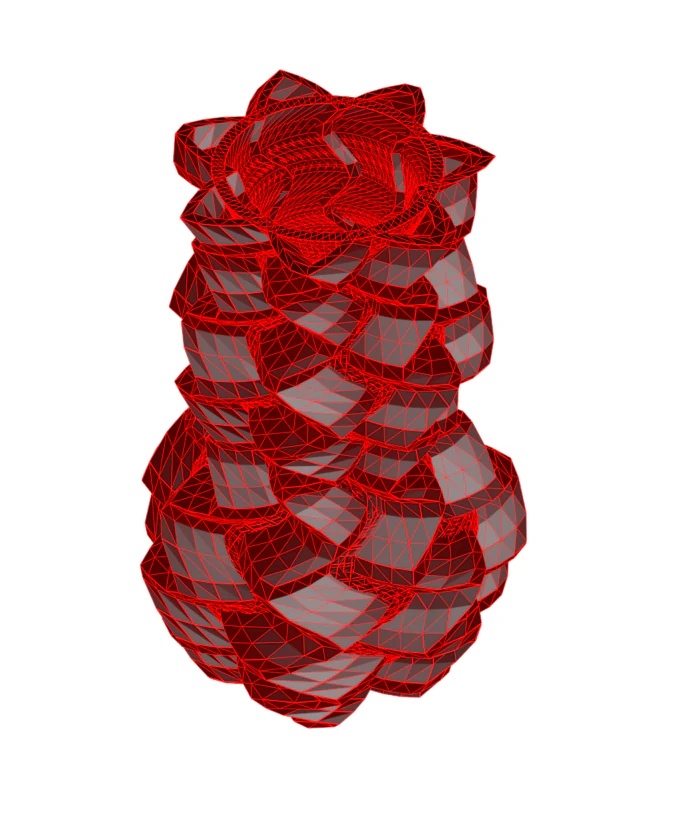 vase 5-14 3D Model .c4d .max .obj .3ds .fbx .stl .blend 
