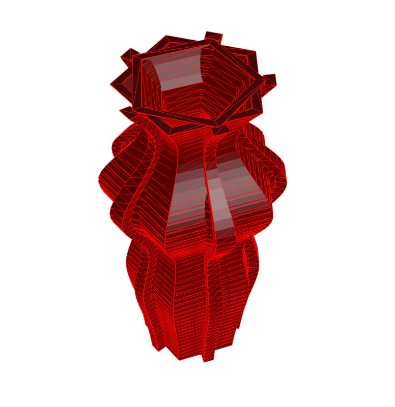 vase 5-23 3D Model .c4d .max .obj .3ds .fbx .stl .blend