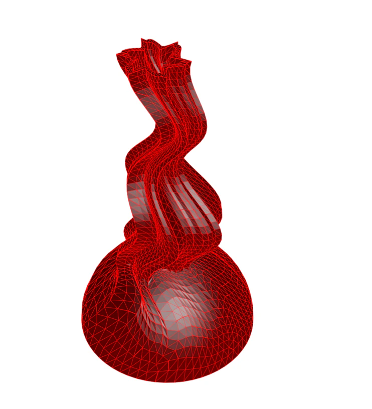 vase 8-16 3D Model .c4d .max .obj .3ds .fbx .stl .blend 