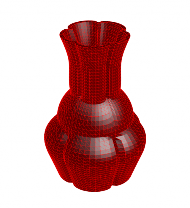 vase 8-34 3D Model .c4d .max .obj .3ds .fbx .stl .blend 
