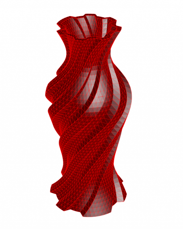 vase 8-46 3D Model .c4d .max .obj .3ds .fbx .stl .blend 