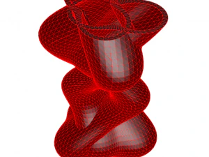 꽃병 8-50 3D 모델