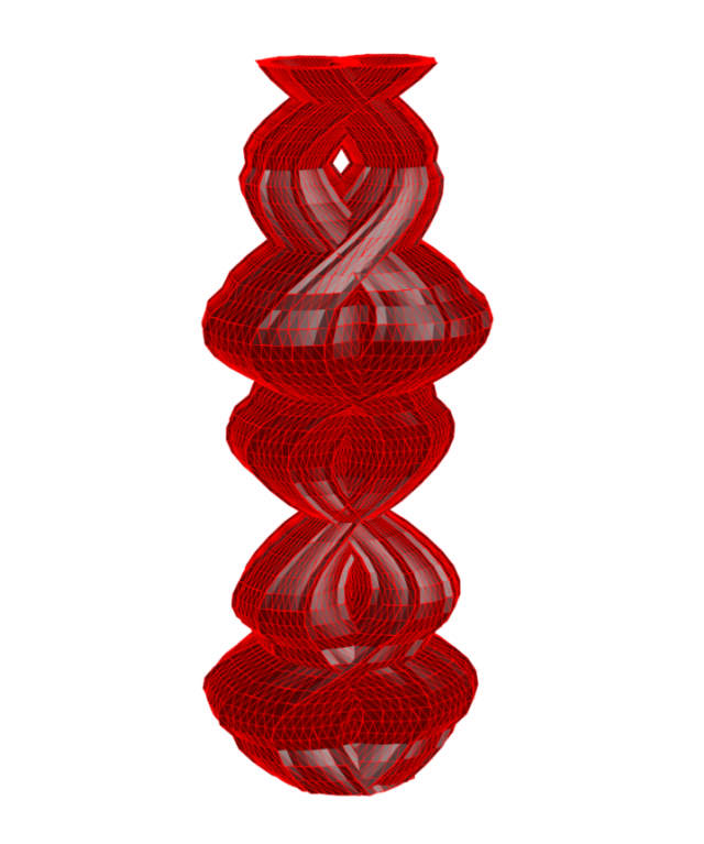 vase 8-52 3D Model .c4d .max .obj .3ds .fbx .stl .blend 