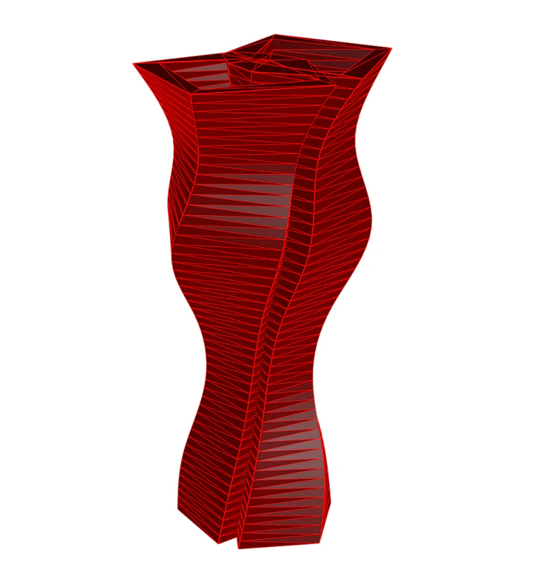 vase 8-54 3D Model .c4d .max .obj .3ds .fbx .stl .blend 