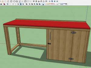 work table 3D Model