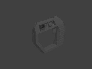 sci-fi basic pistol 3D मॉडल