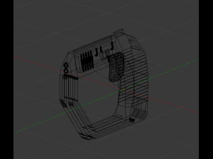 sci-fi basic pistol 3D Model
