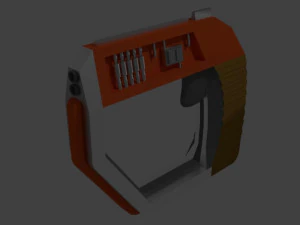 sci-fi basic pistol 3D Model