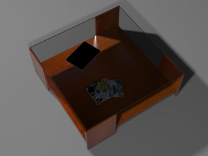 modern coffee table collection 3D Модель