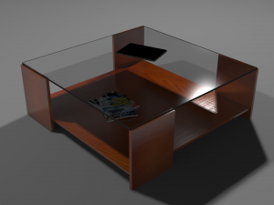 modern coffee table collection 3D Модель