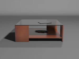 现代咖啡桌系列 3D 模型