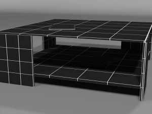 现代咖啡桌系列 3D 模型
