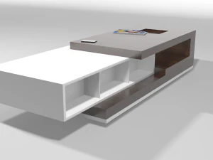现代咖啡桌系列 3D 模型