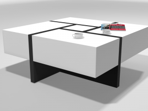 modern coffee table collection 3D Модель