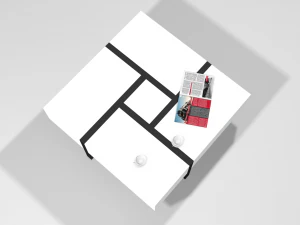 现代咖啡桌系列 3D 模型