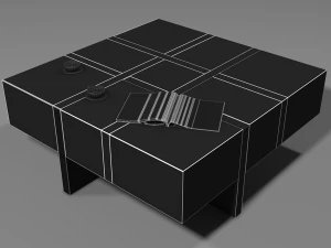 现代咖啡桌系列 3D 模型