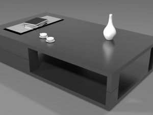 modern coffee table collection 3D Модель