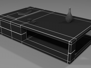modern coffee table collection 3D Модель