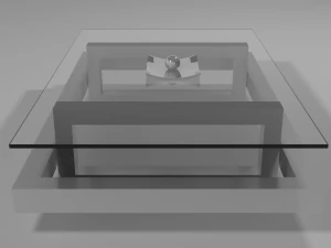 现代咖啡桌系列 3D 模型