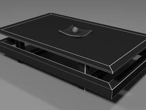 modern coffee table collection 3D Модель