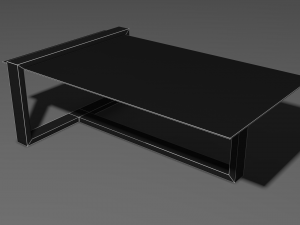 modern coffee table collection 3D Модель