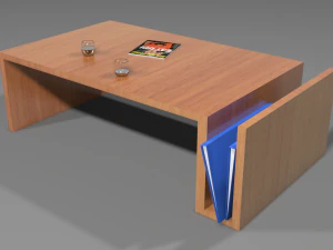 现代咖啡桌系列 3D 模型