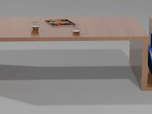 现代咖啡桌系列 3D 模型