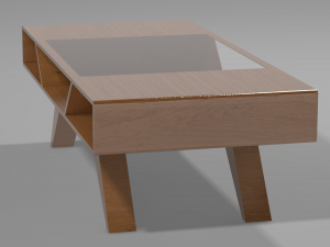 modern coffee table collection 3D Модель