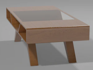 现代咖啡桌系列 3D 模型