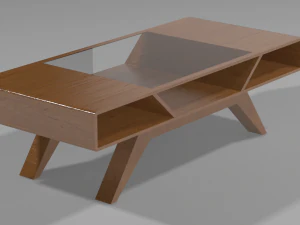 现代咖啡桌系列 3D 模型