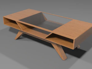 现代咖啡桌系列 3D 模型