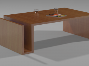 modern coffee table collection 3D Модель