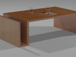 现代咖啡桌系列 3D 模型
