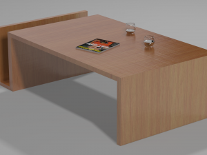 modern coffee table collection 3D Модель