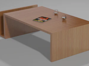 现代咖啡桌系列 3D 模型