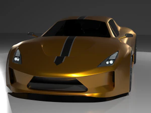 generieke coup&eacute; 3D Model