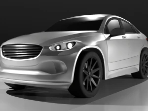 generieke SUV-auto 3D Model