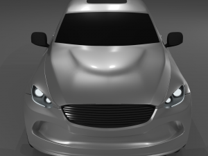 generic suv car Modelo 3D