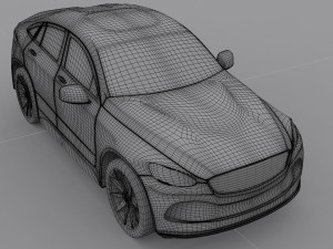 generic suv car Modelo 3D