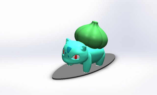 bulbasaur toy Modello di stampa 3D .c4d .max .obj .3ds .fbx .stl .blend 