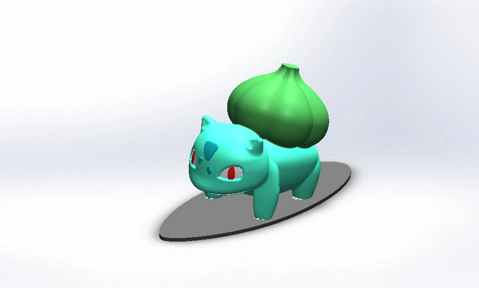 bulbasaur toy 3D Print Model .c4d .max .obj .3ds .fbx .stl .blend 