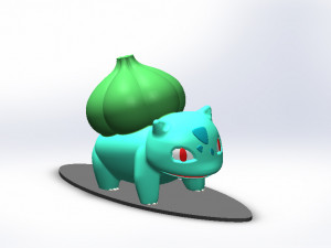 bulbasaur toy Modello di stampa 3D