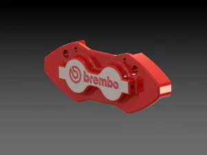 disc brake assembly 3D Model