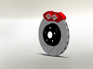 disc brake assembly 3D Model