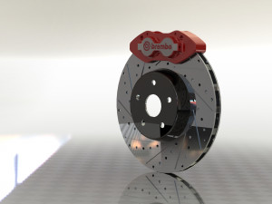 disc brake assembly 3D Модель