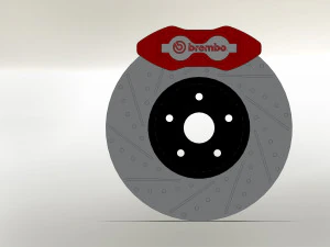disc brake assembly 3D Model