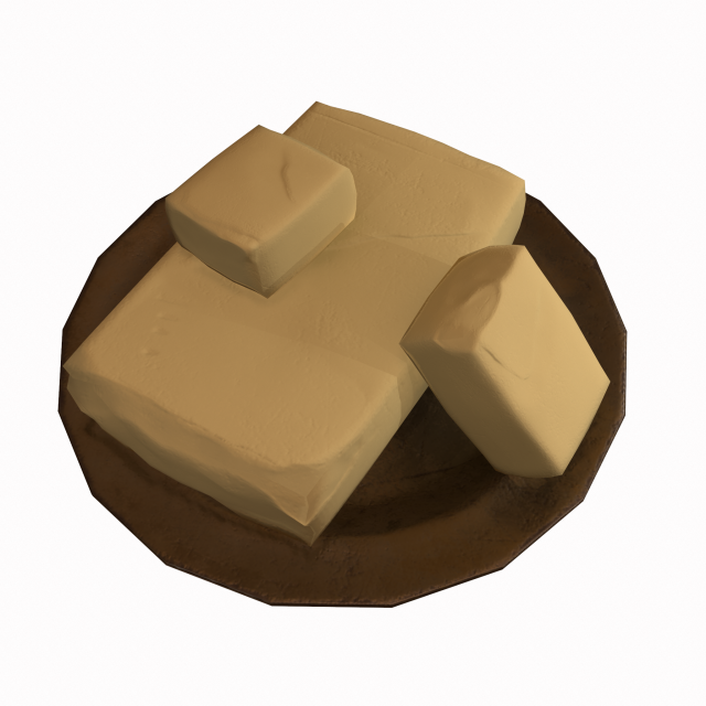 Butter dish Modello 3D .c4d .max .obj .3ds .fbx .stl .blend 