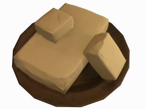 Butter dish 3Dモデル