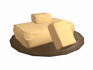 Butter dish 3D Model