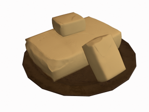 Butter dish Modello 3D